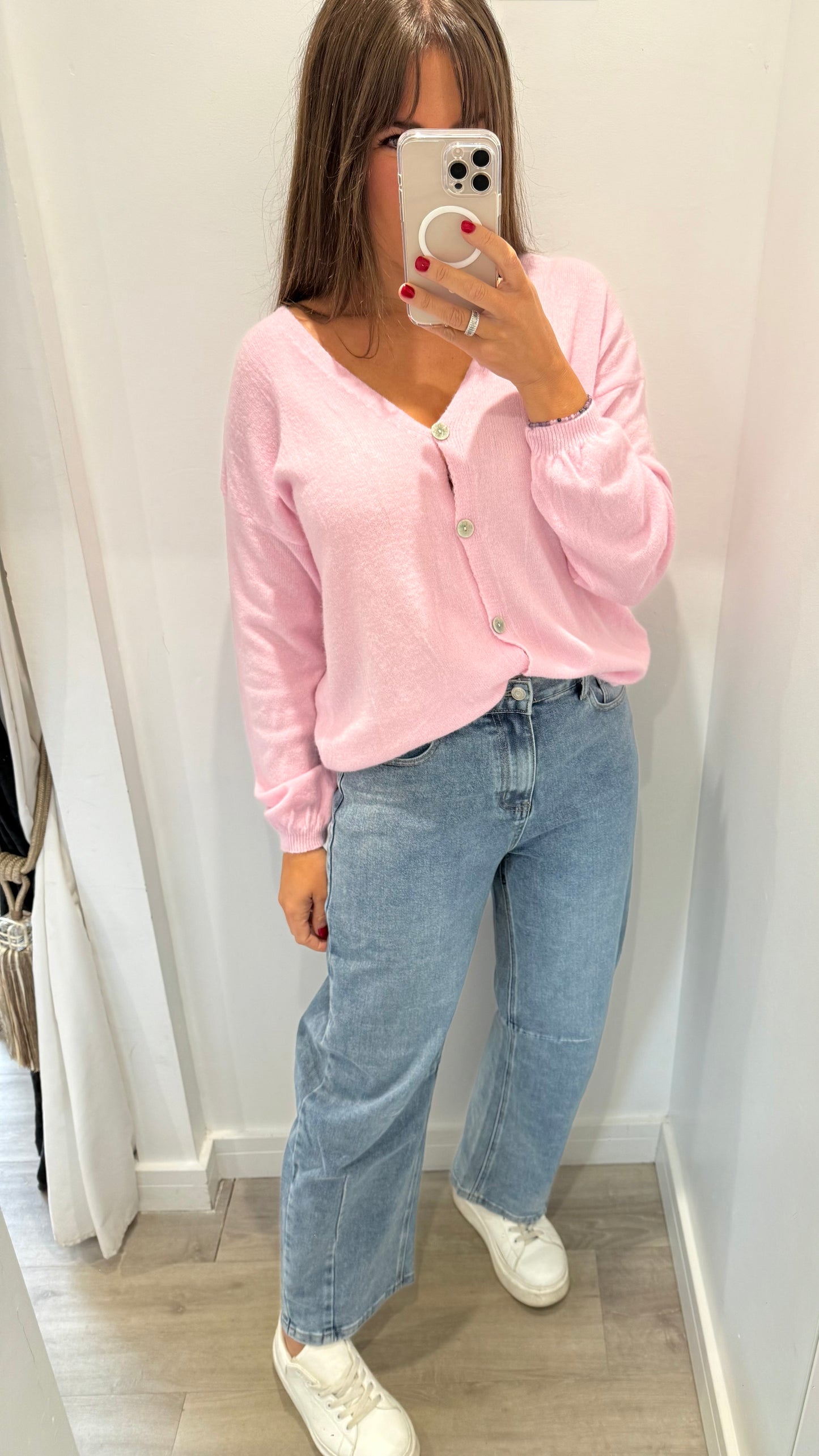BABY PINK SUPER SOFT CARDIGAN