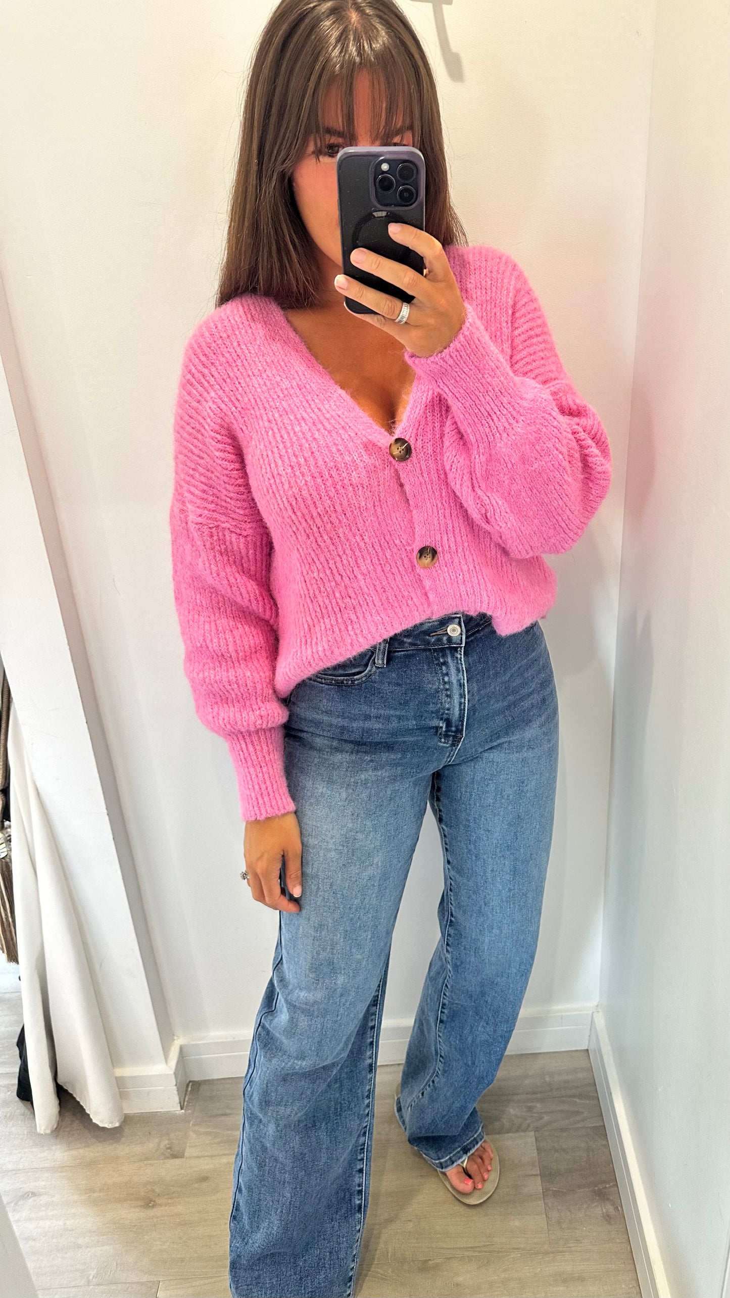 PINK CARDIGAN