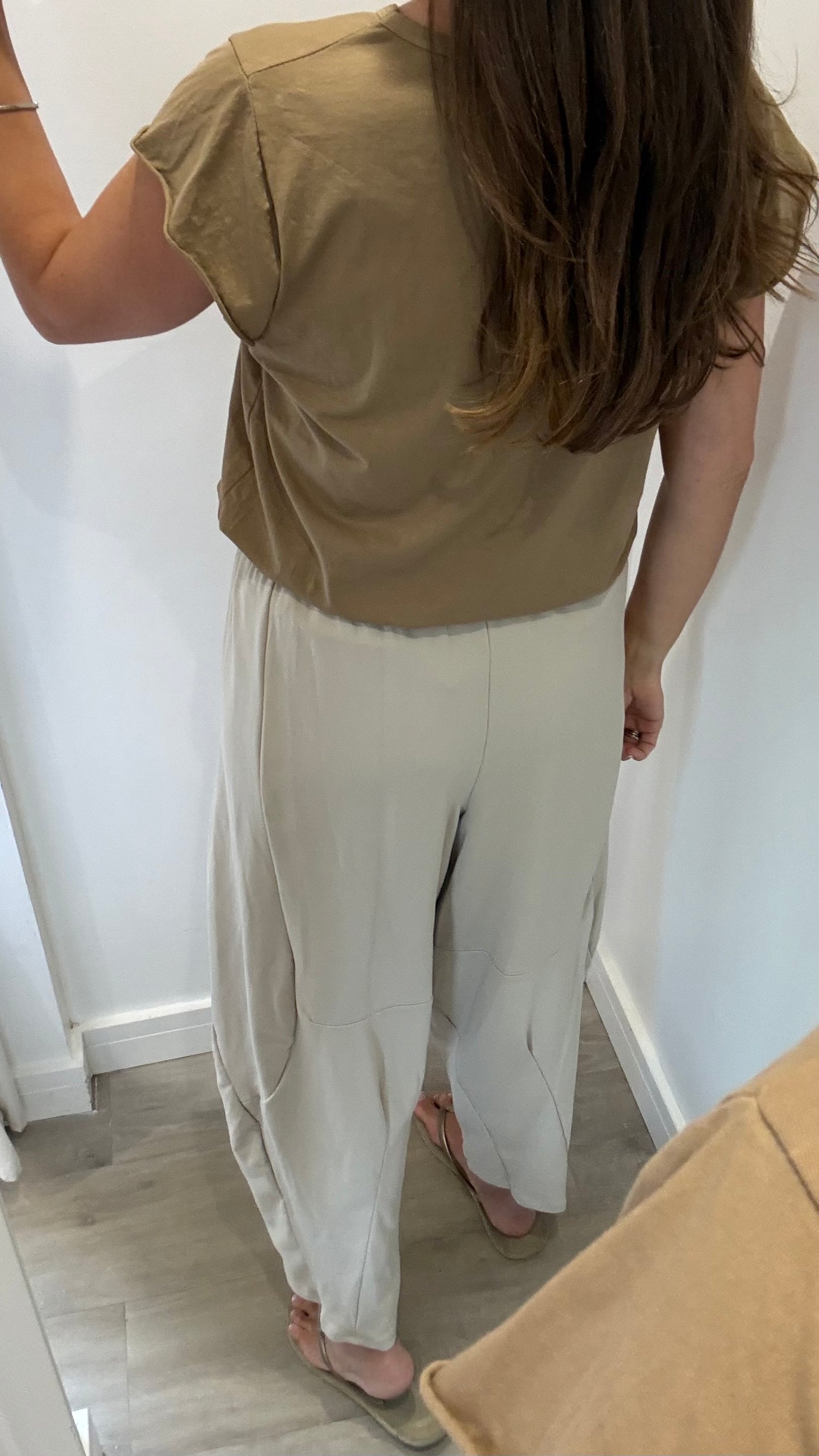 CAMEL EVERYDAY CAP SLEEVE TEE