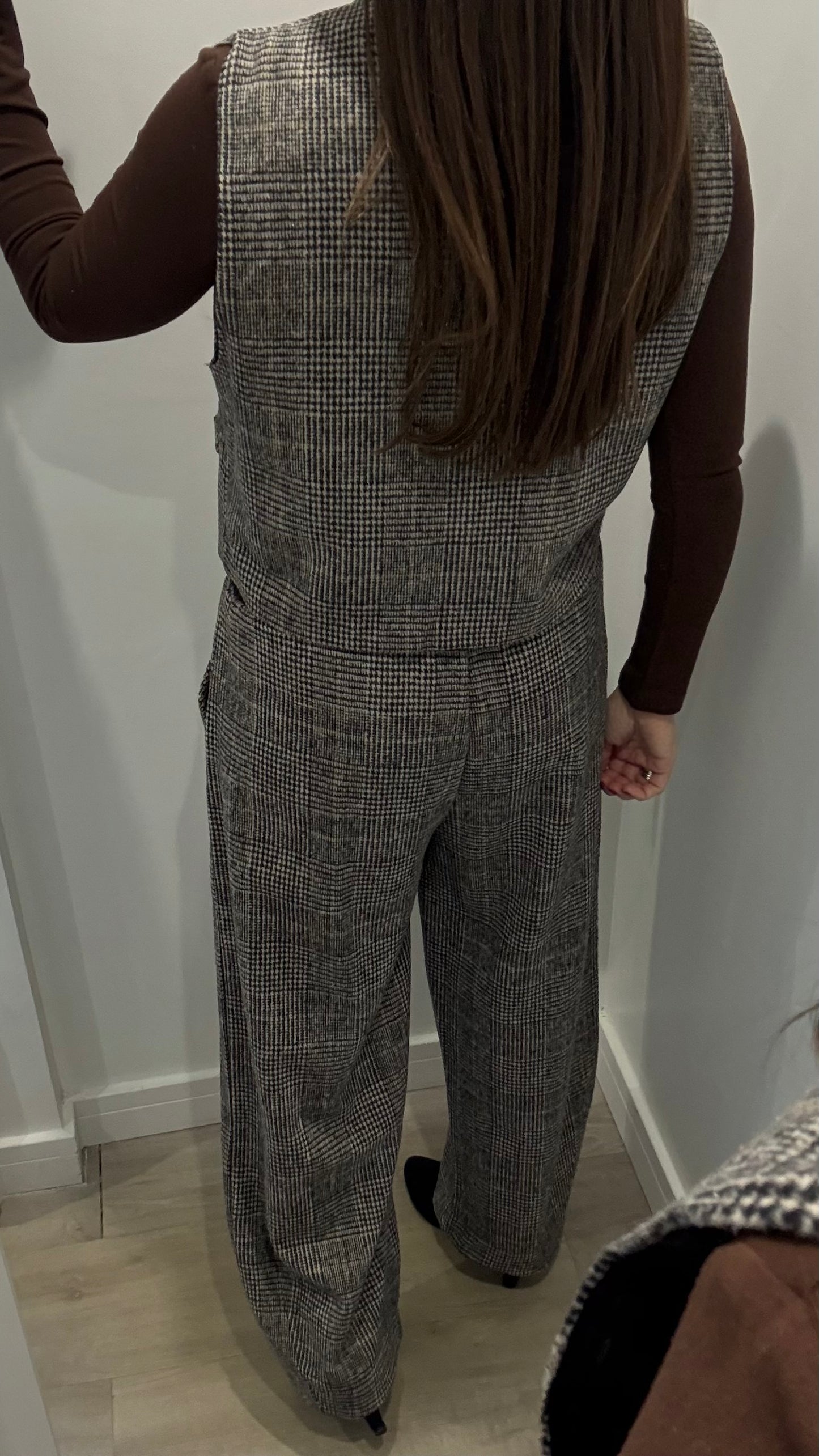 CHECKED WAISTCOAT - MATCHING SET