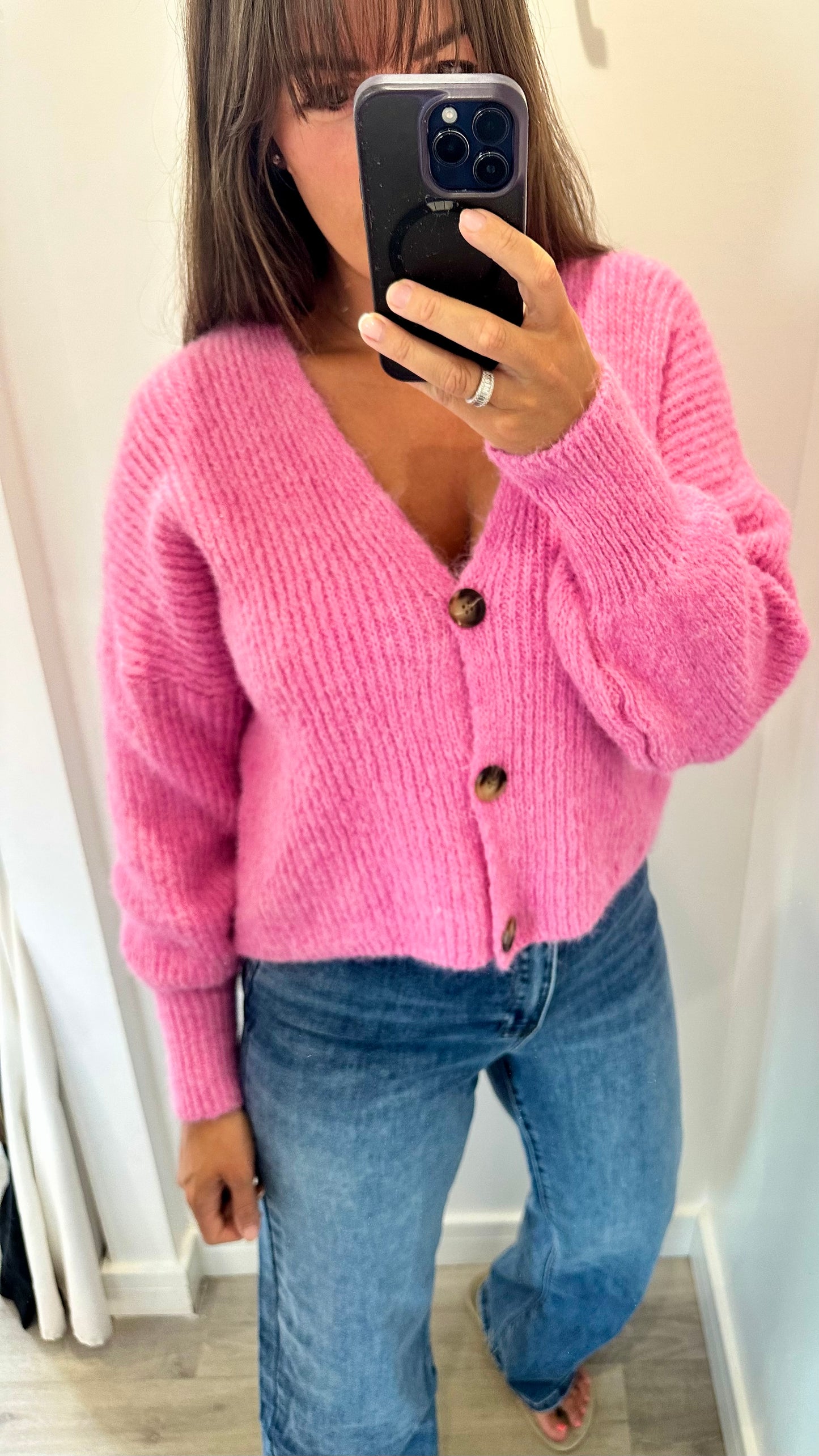 PINK CARDIGAN