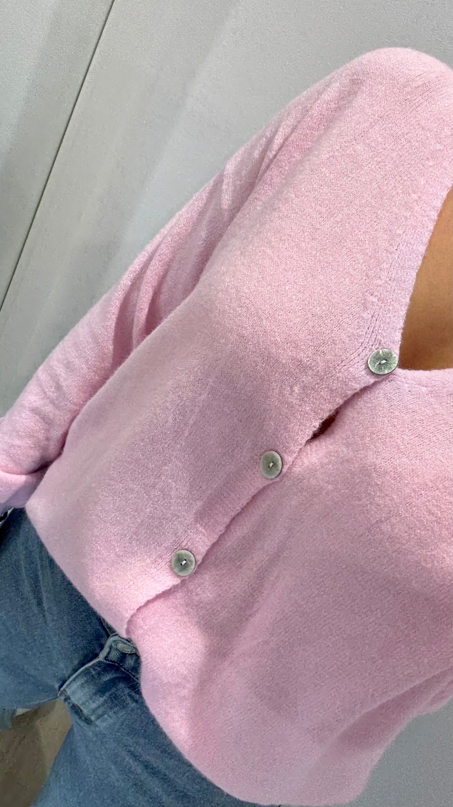 BABY PINK SUPER SOFT CARDIGAN