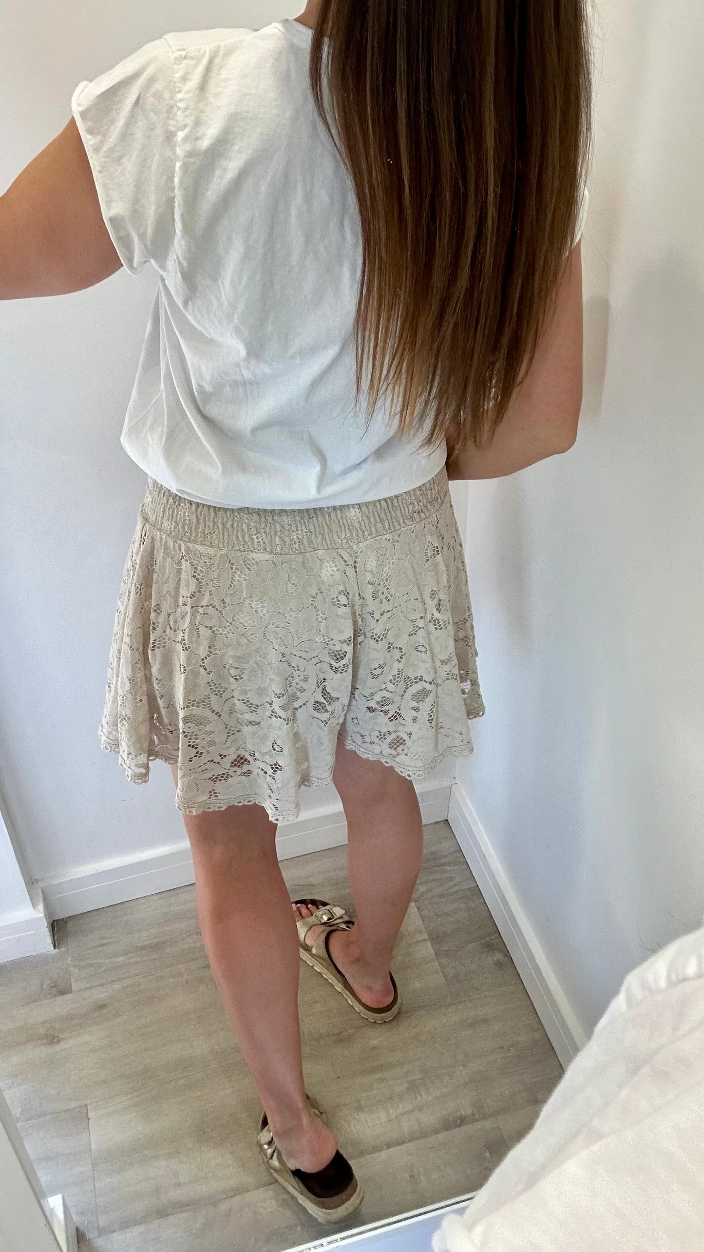 SAND CROCHET SHORTS