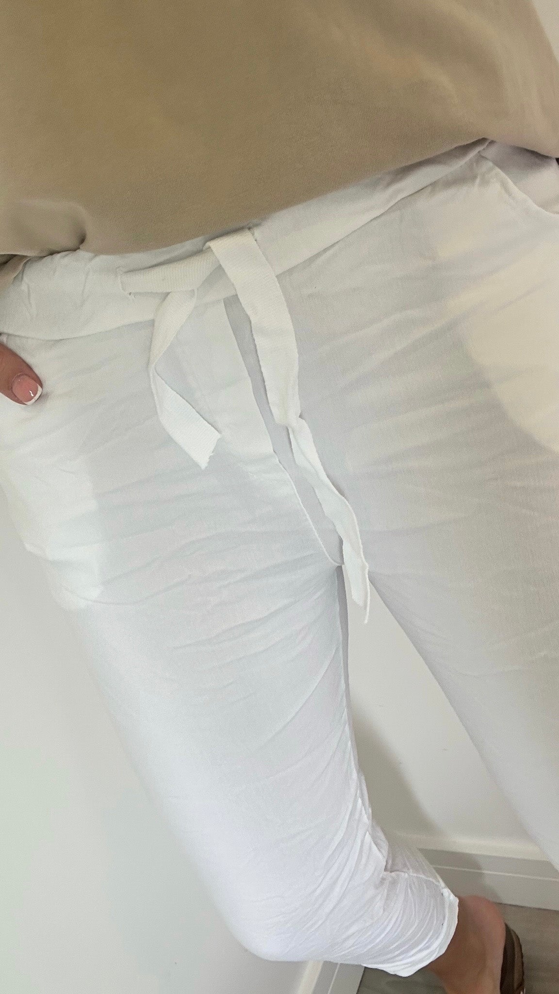 WHITE MAGIC PANTS