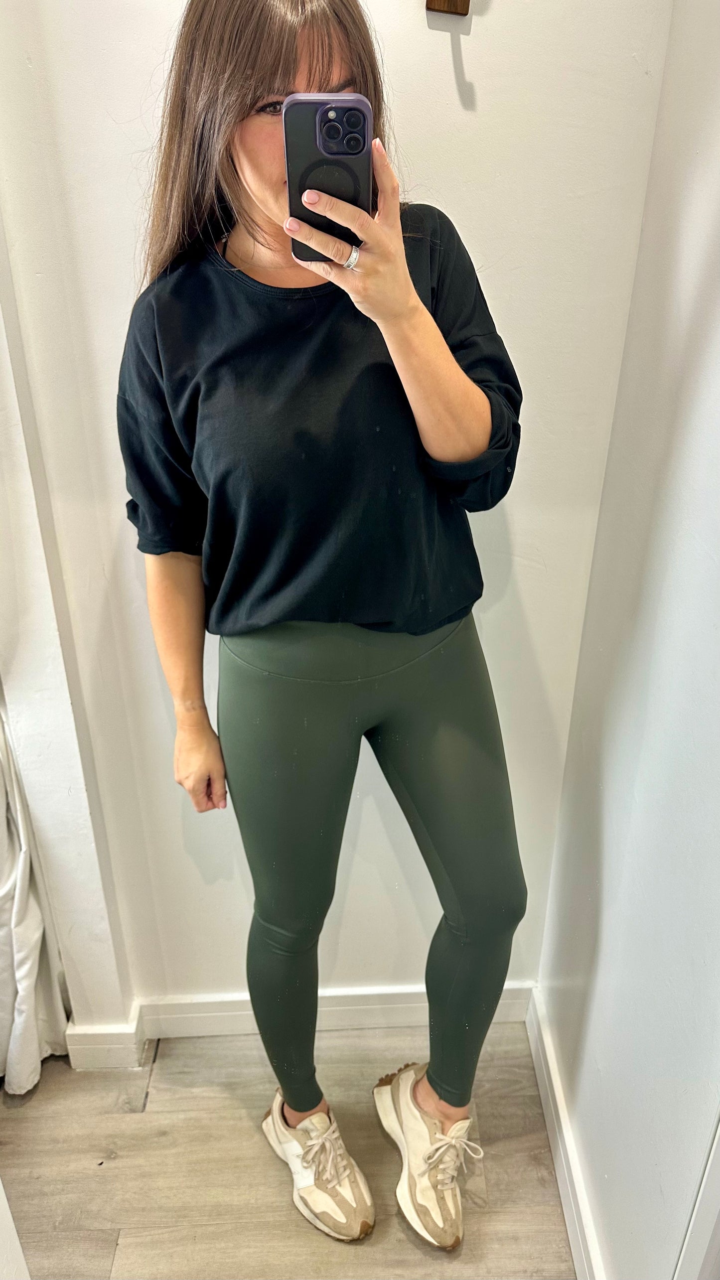 KHAKI HIGH WAISTED SCULPT LEGGINGS