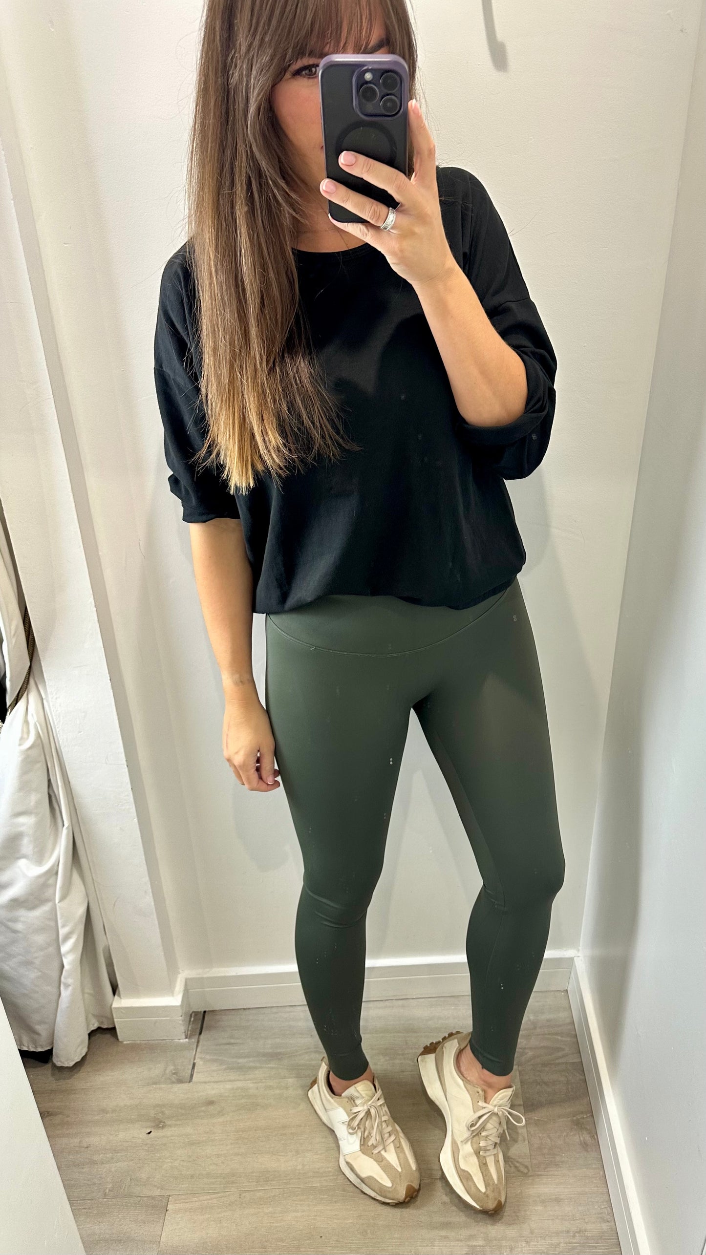 KHAKI HIGH WAISTED SCULPT LEGGINGS