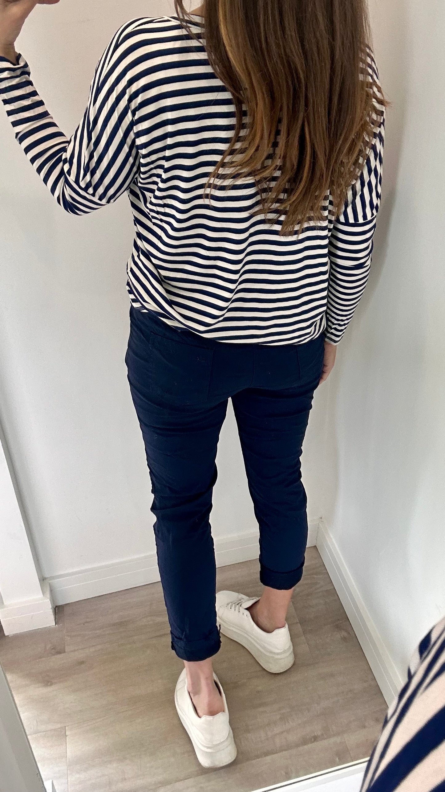 NAVY MAGIC PANTS