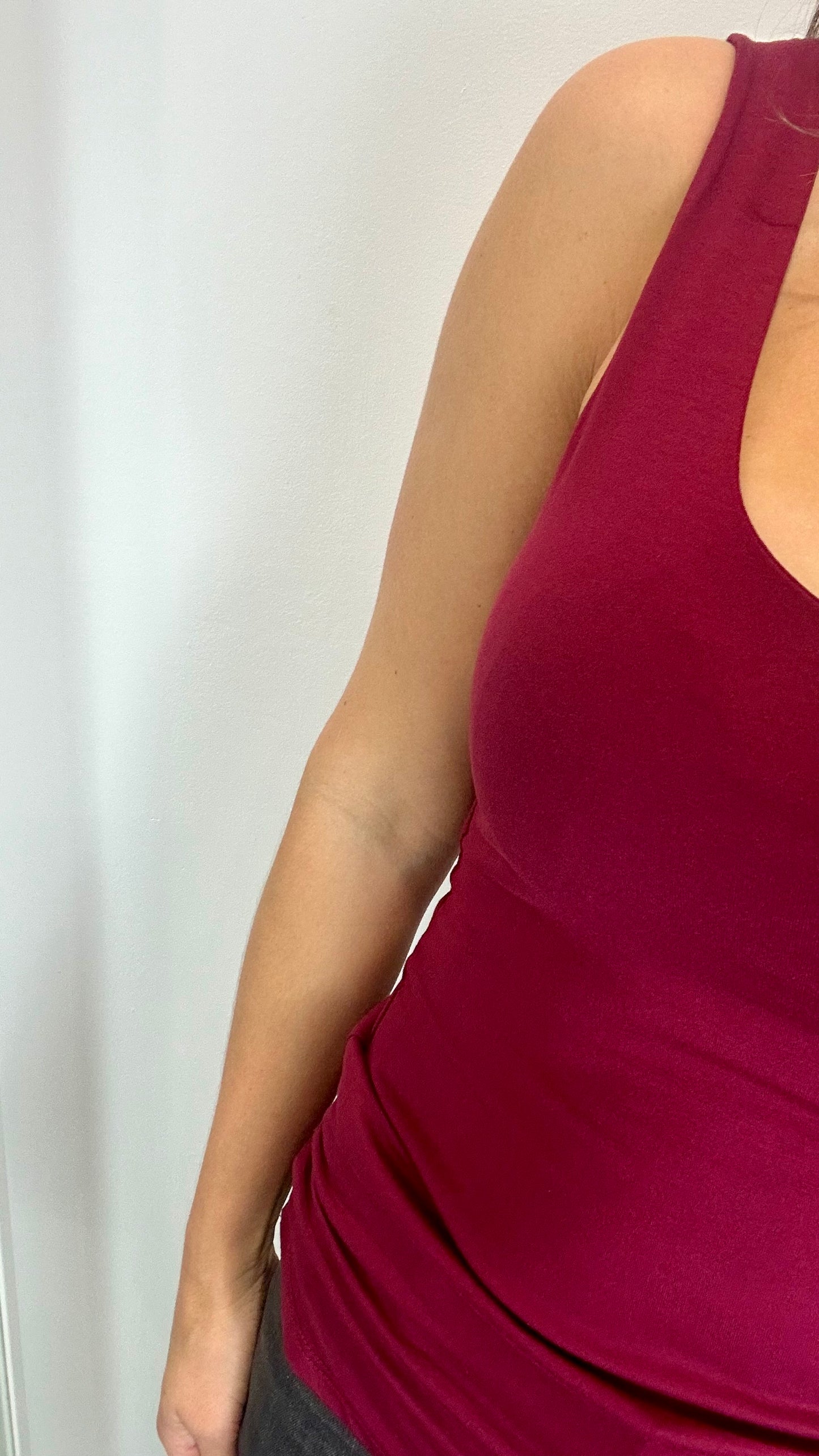 BORDEAUX CAMI VEST TOP