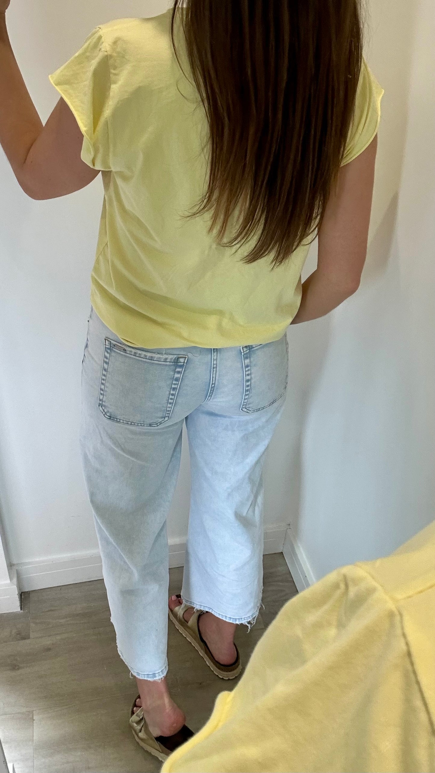 LEMON CAP SLEEVE TEE