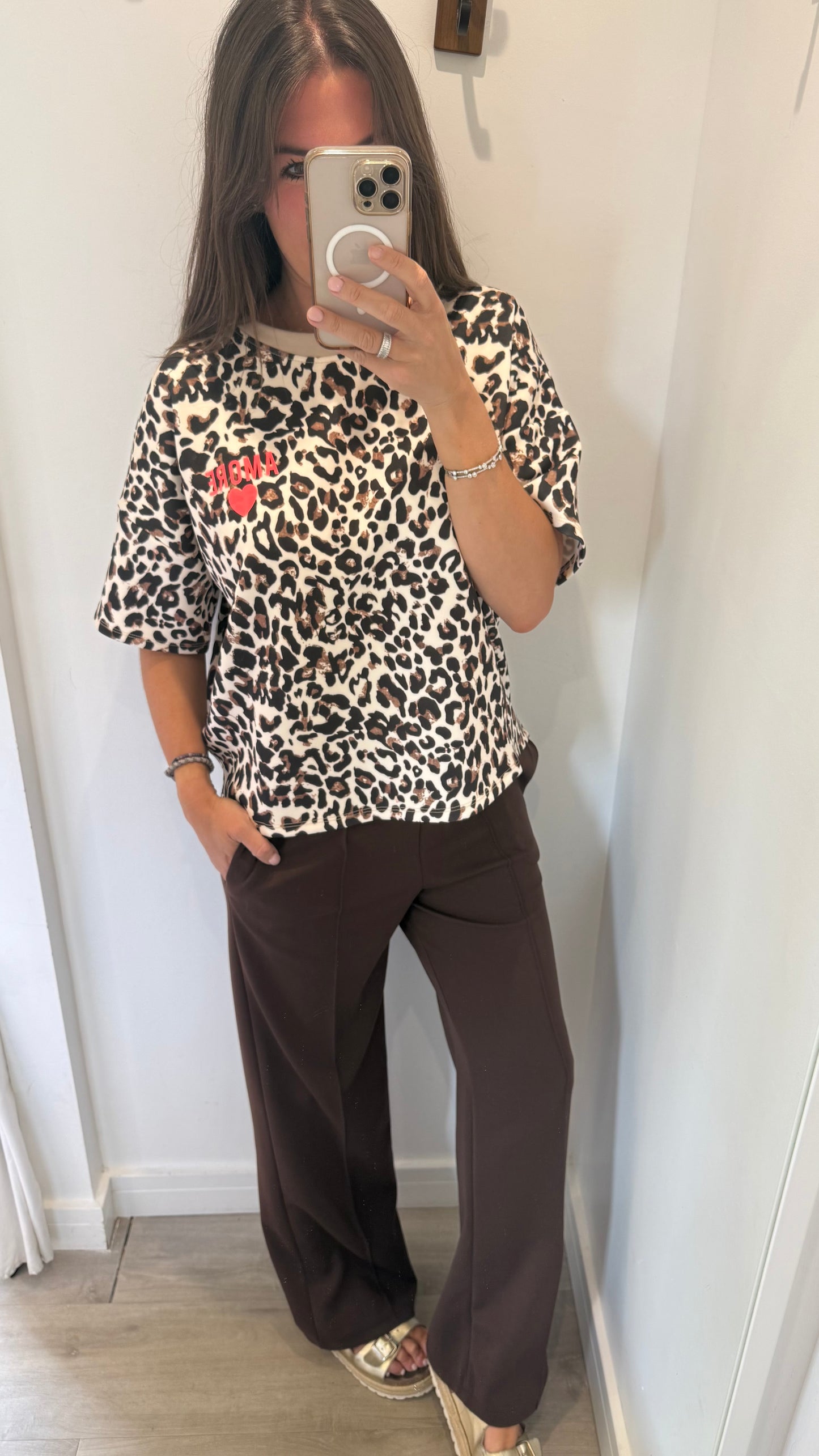 LEOPARD AMORE SWEAT