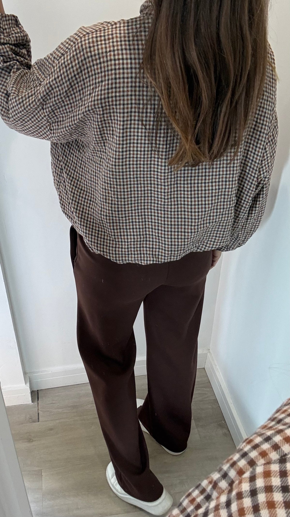 NUDE CHECK BOMBER JACKET