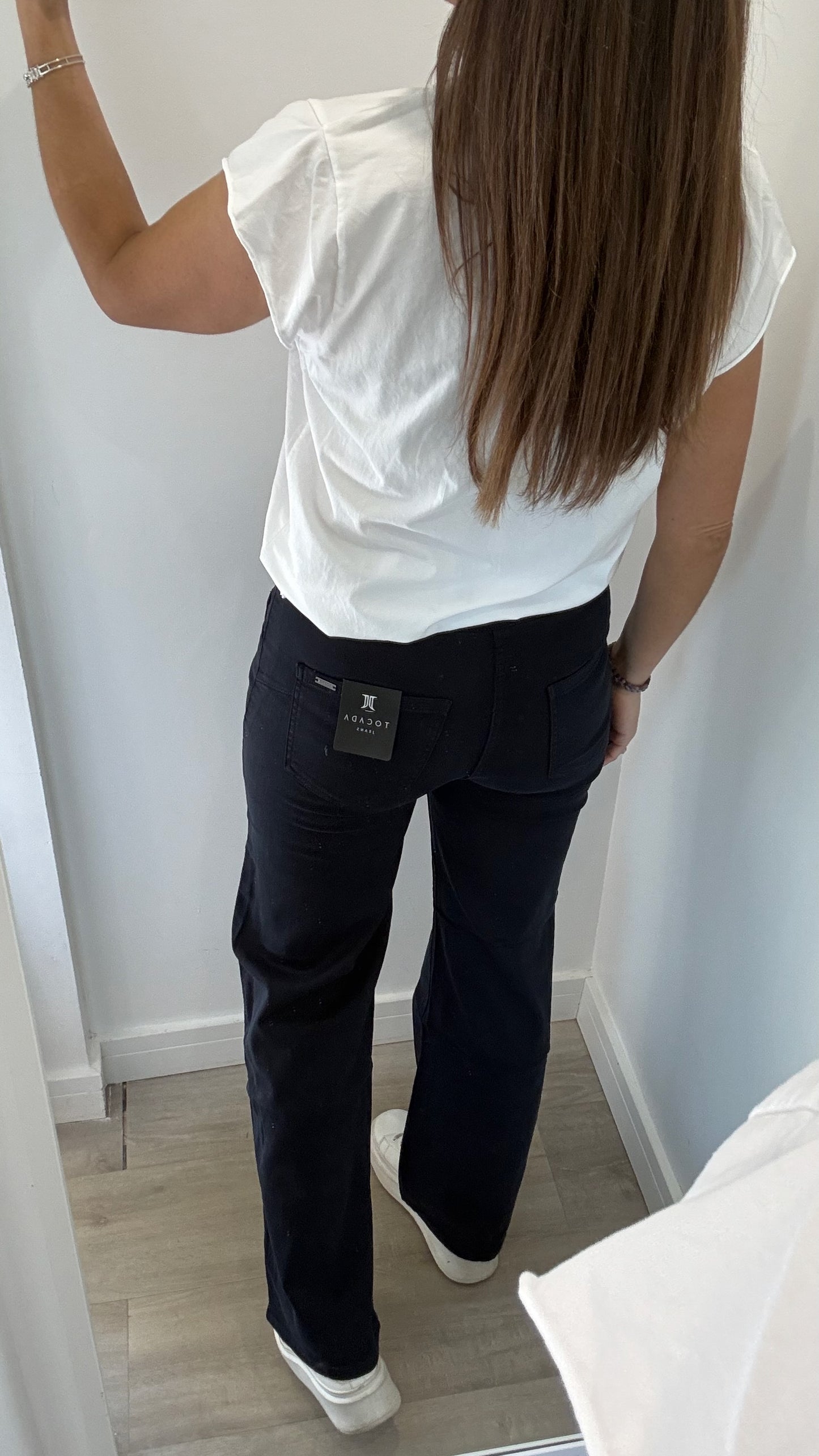 NAVY TOCADO JEANS (STRAIGHT LEG)