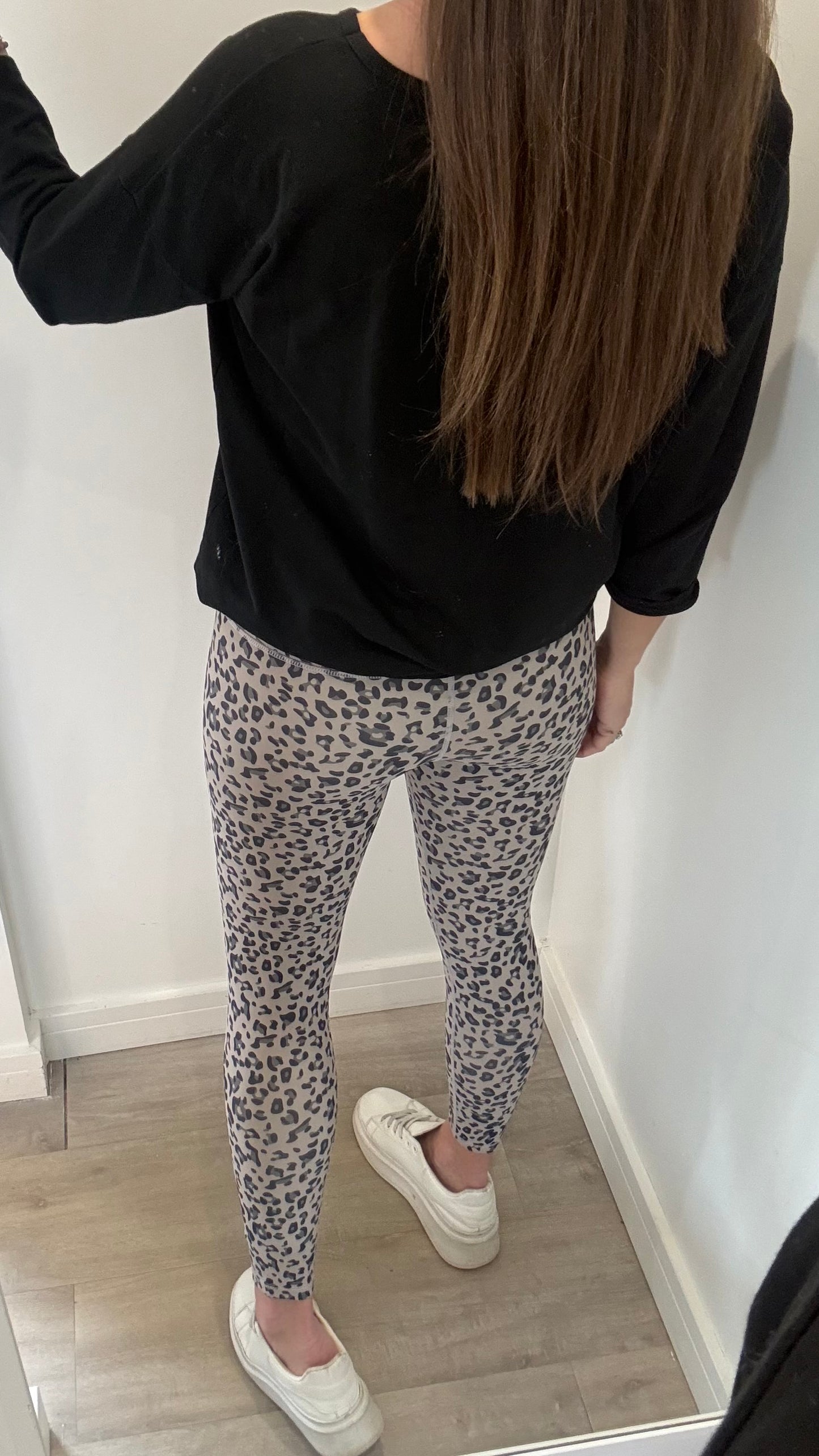NUDE LEOPARD PRINT LEGGINGS