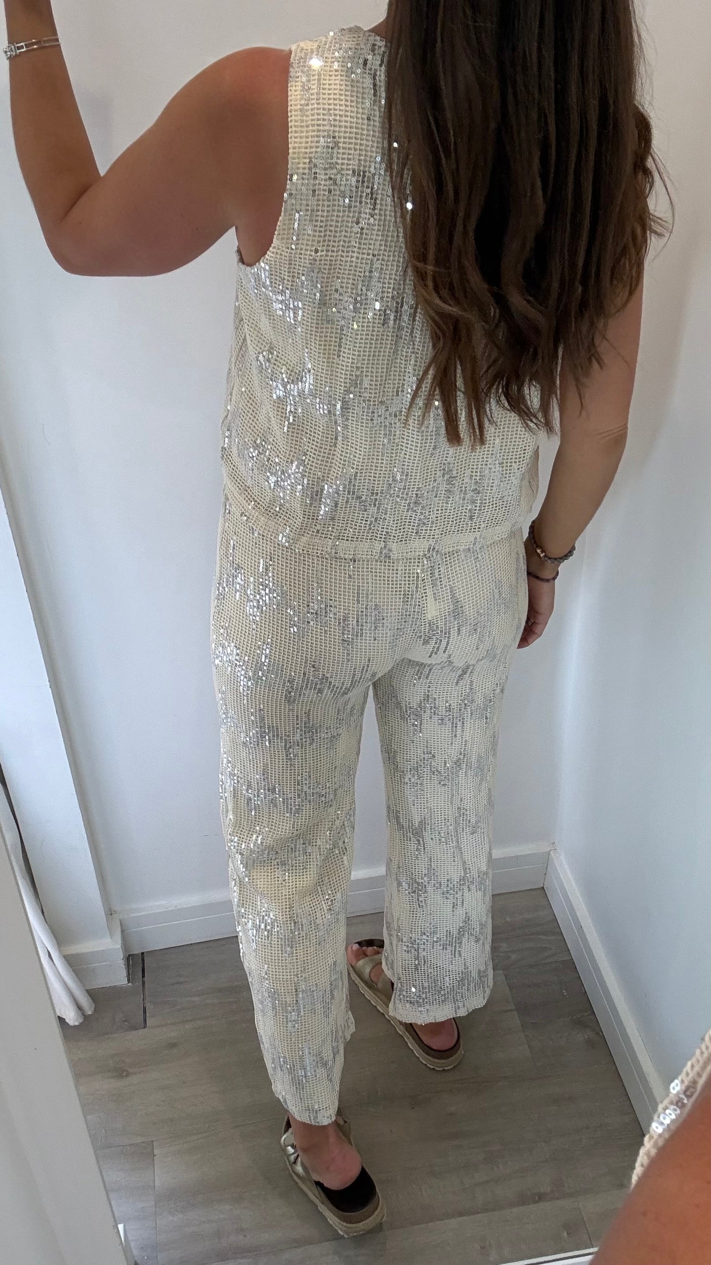 SAND SEQUIN CO-ORD