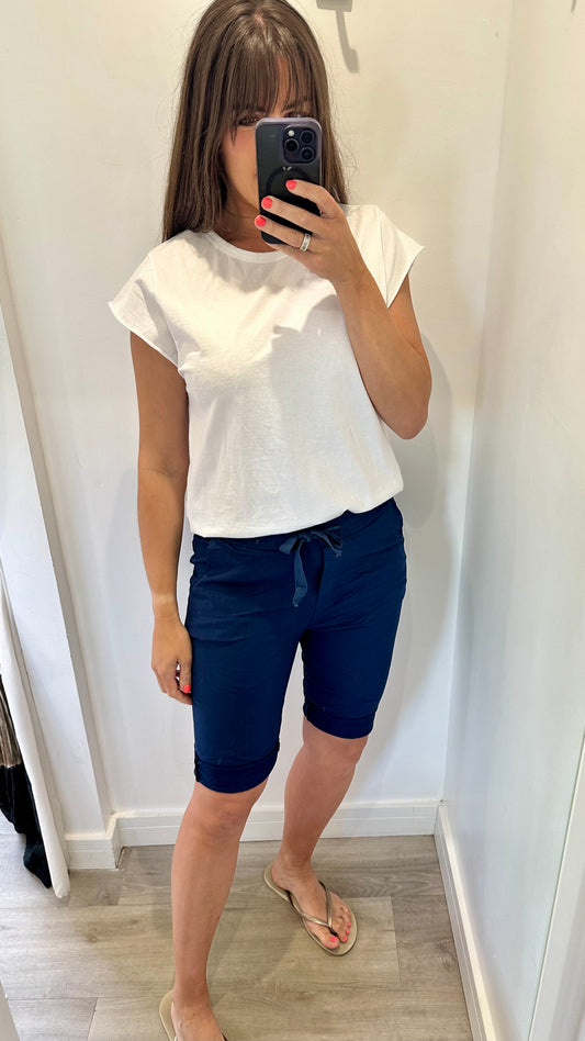 NAVY MAGIC SHORTS