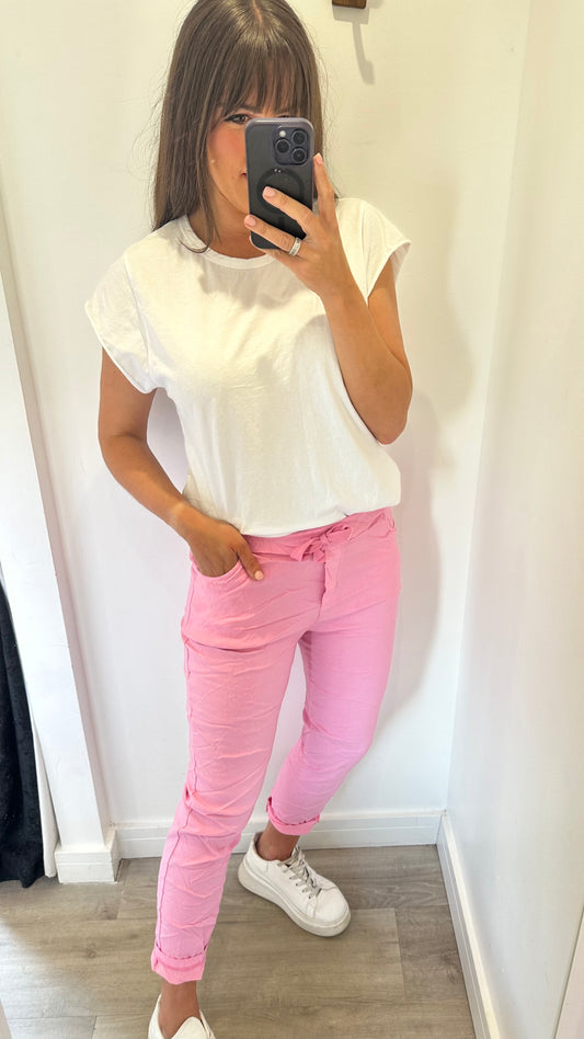 BUBBLEGUM PINK MAGIC PANTS