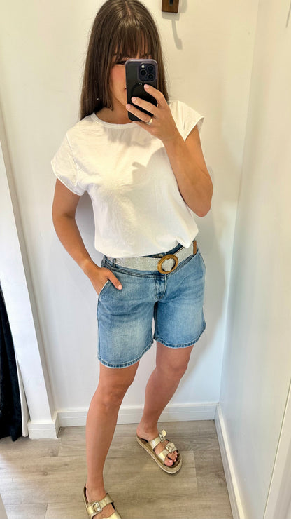 TOXIK DENIM BERMUDA SHORTS