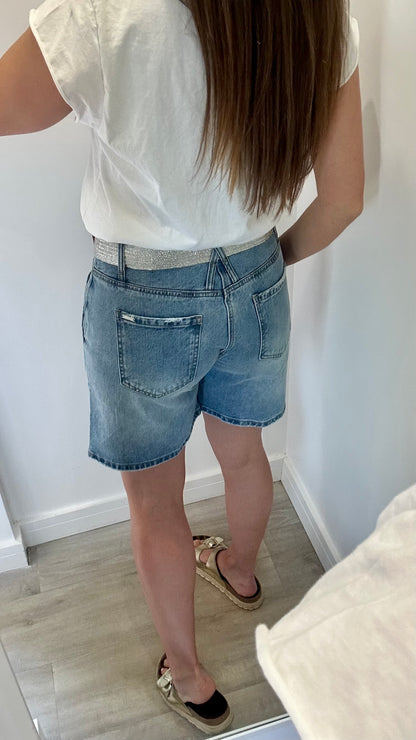 TOXIK DENIM BERMUDA SHORTS