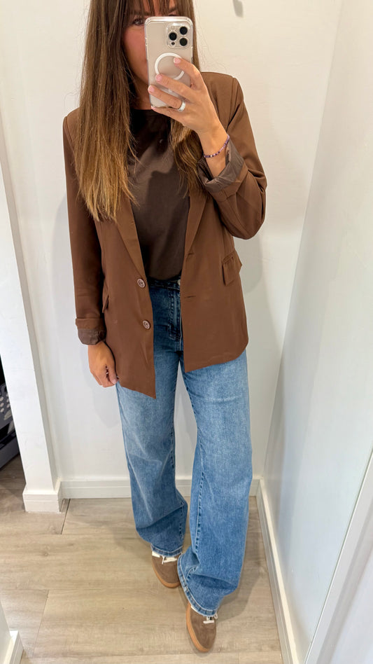 CHOCOLATE BLAZER