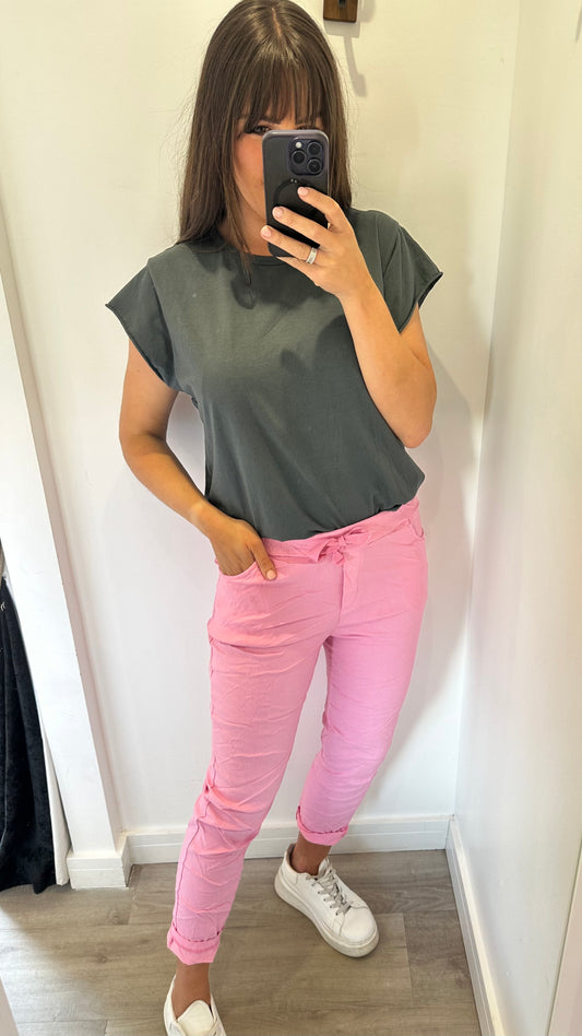 BUBBLEGUM PINK MAGIC PANTS