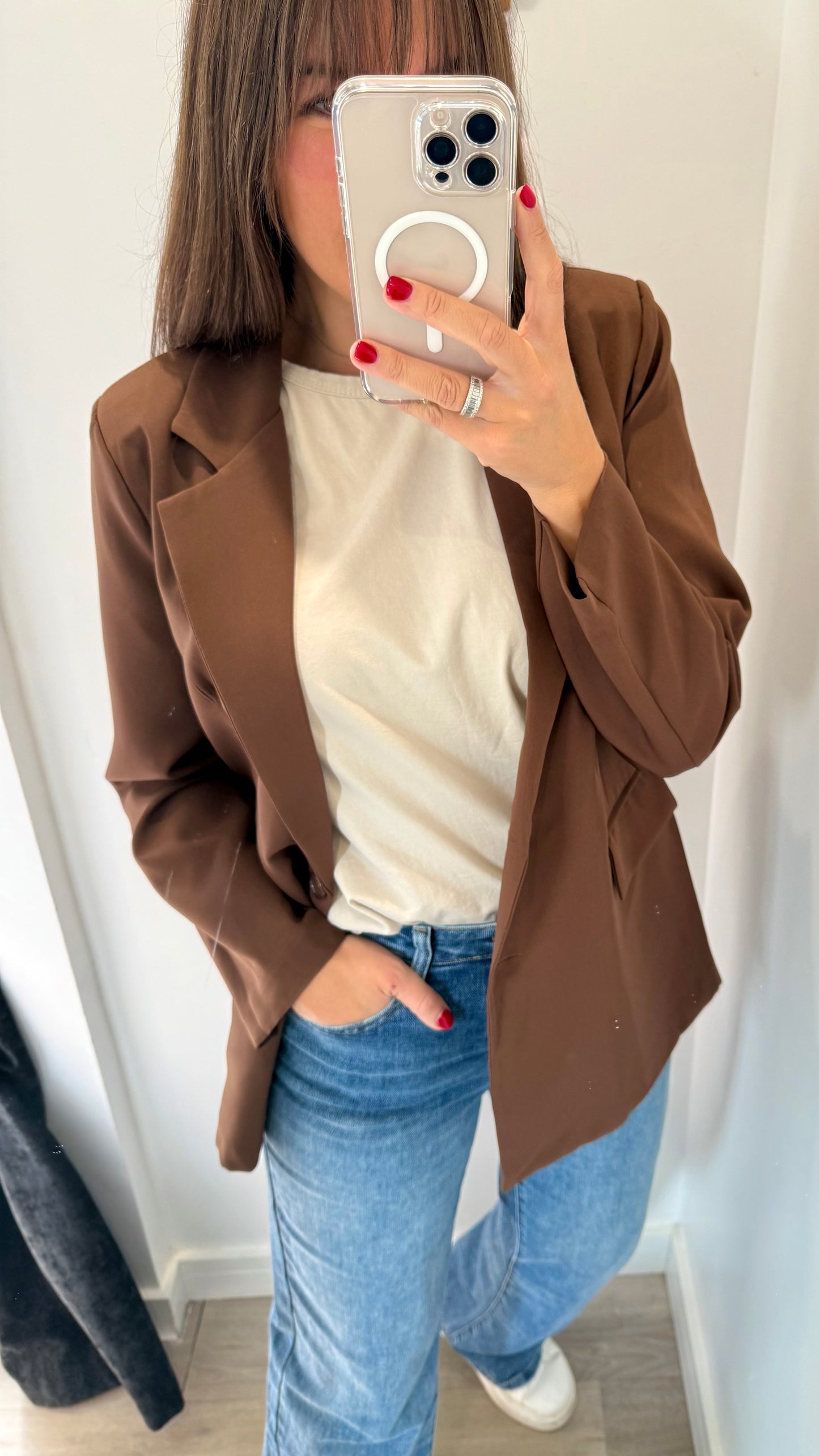 CHOCOLATE BLAZER