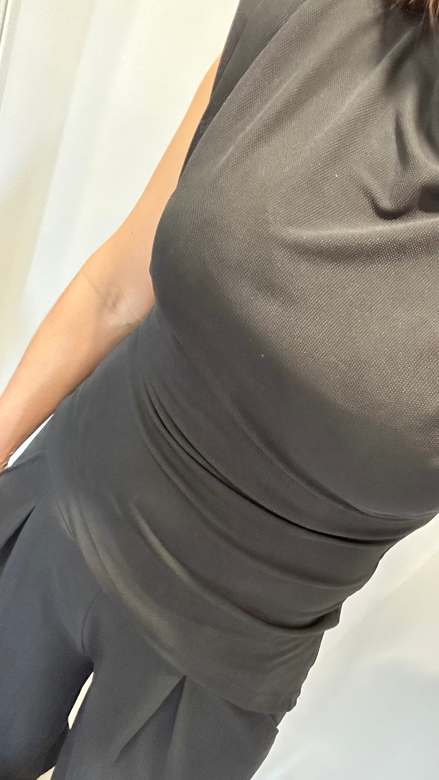 COWL ASYMMETRICAL CO-ORD