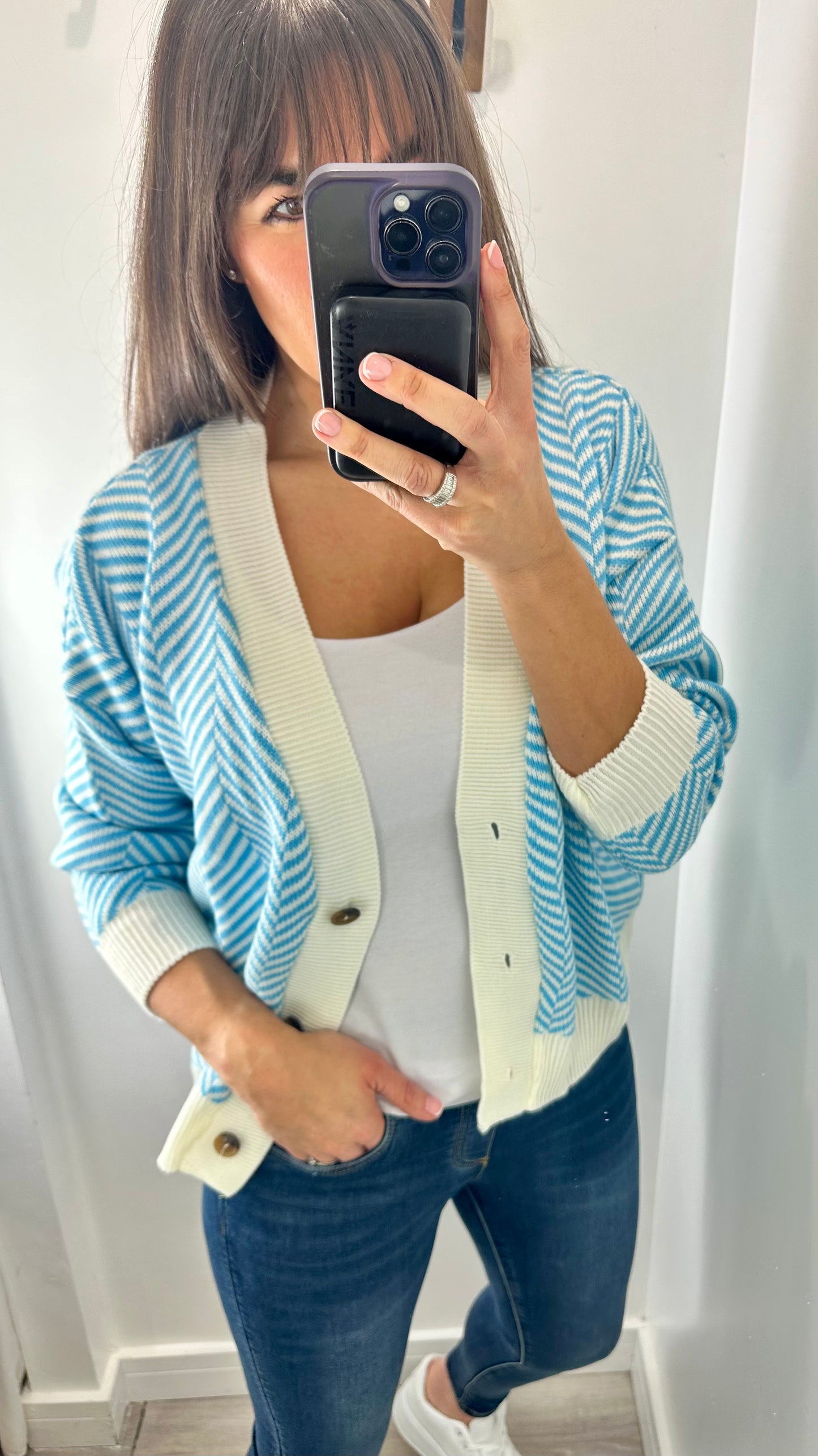 WHITE CAMI VEST TOP