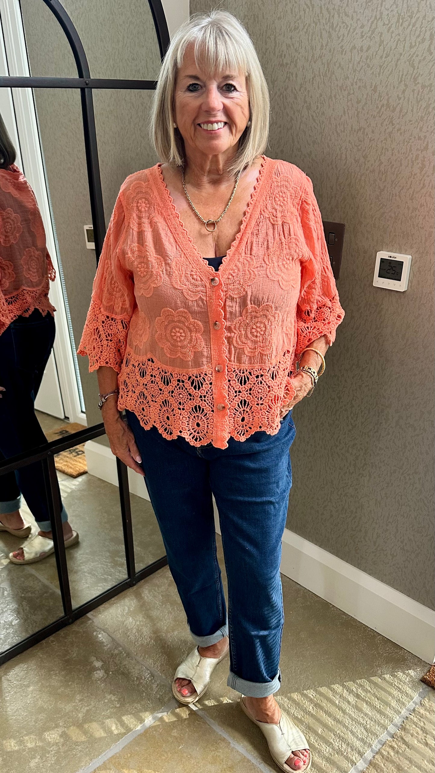 DARK DENIM MOM STYLE JEANS