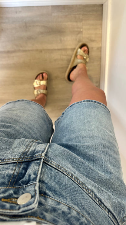 TOXIK DENIM BERMUDA SHORTS