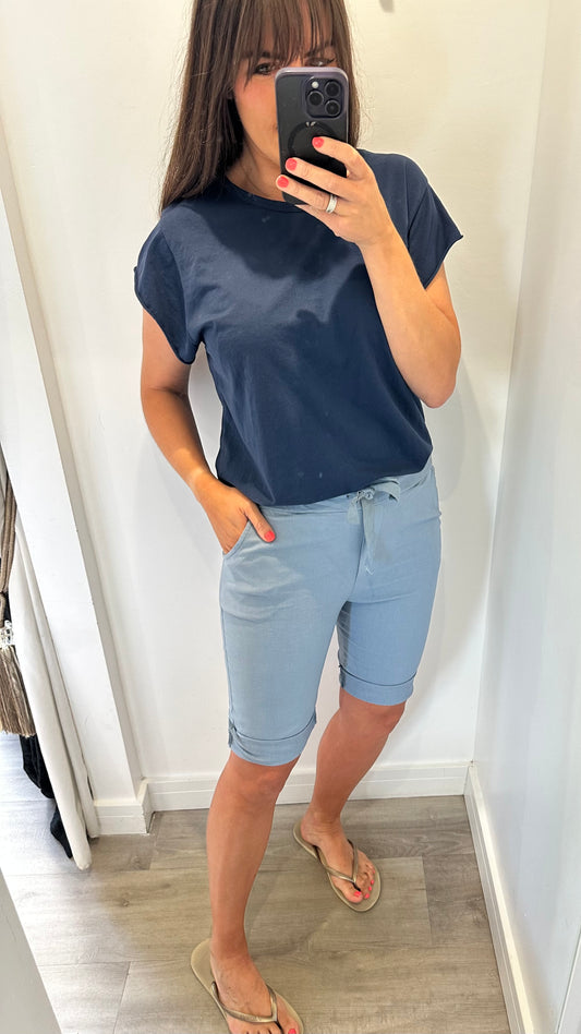 SLATE BLUE MAGIC SHORTS