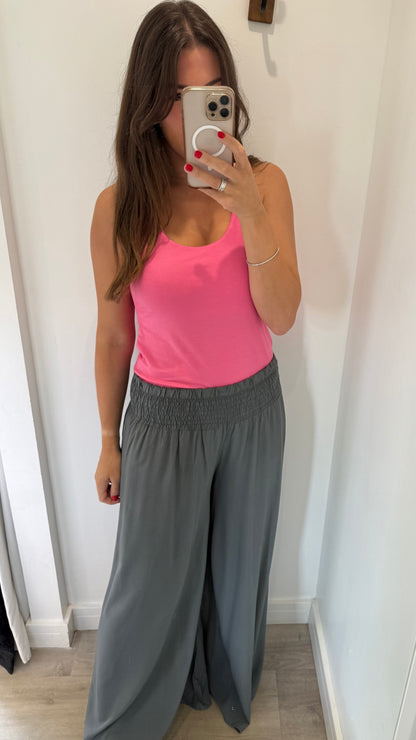 BUBBLEGUM PINK CAMI VEST TOP