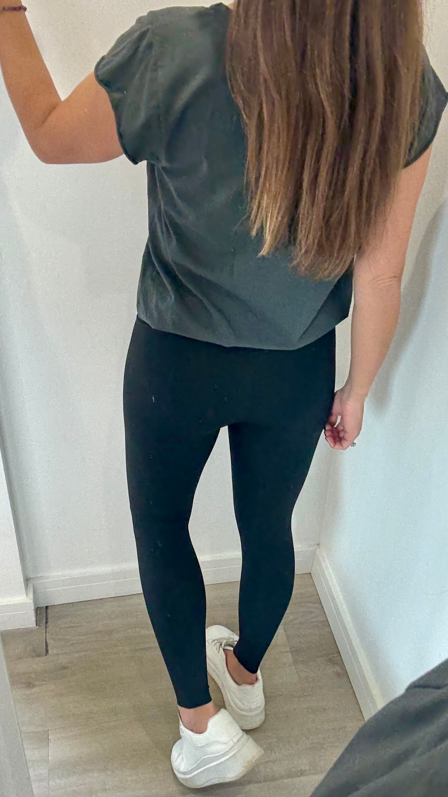 BLACK HIGH WAISTED SCULPT LEGGINGS