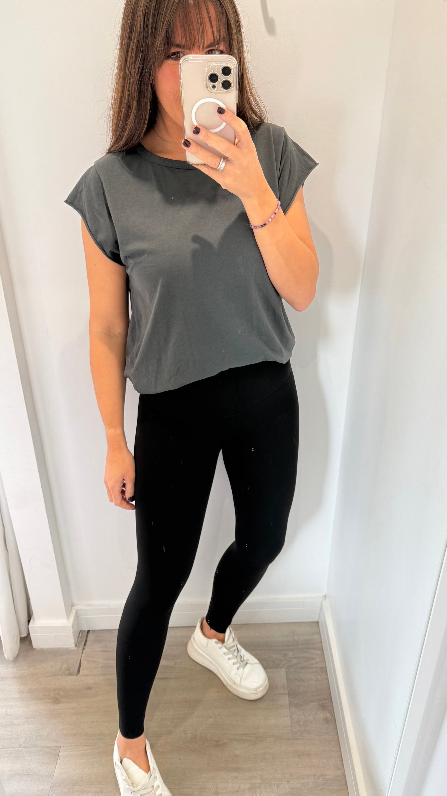 BLACK HIGH WAISTED SCULPT LEGGINGS