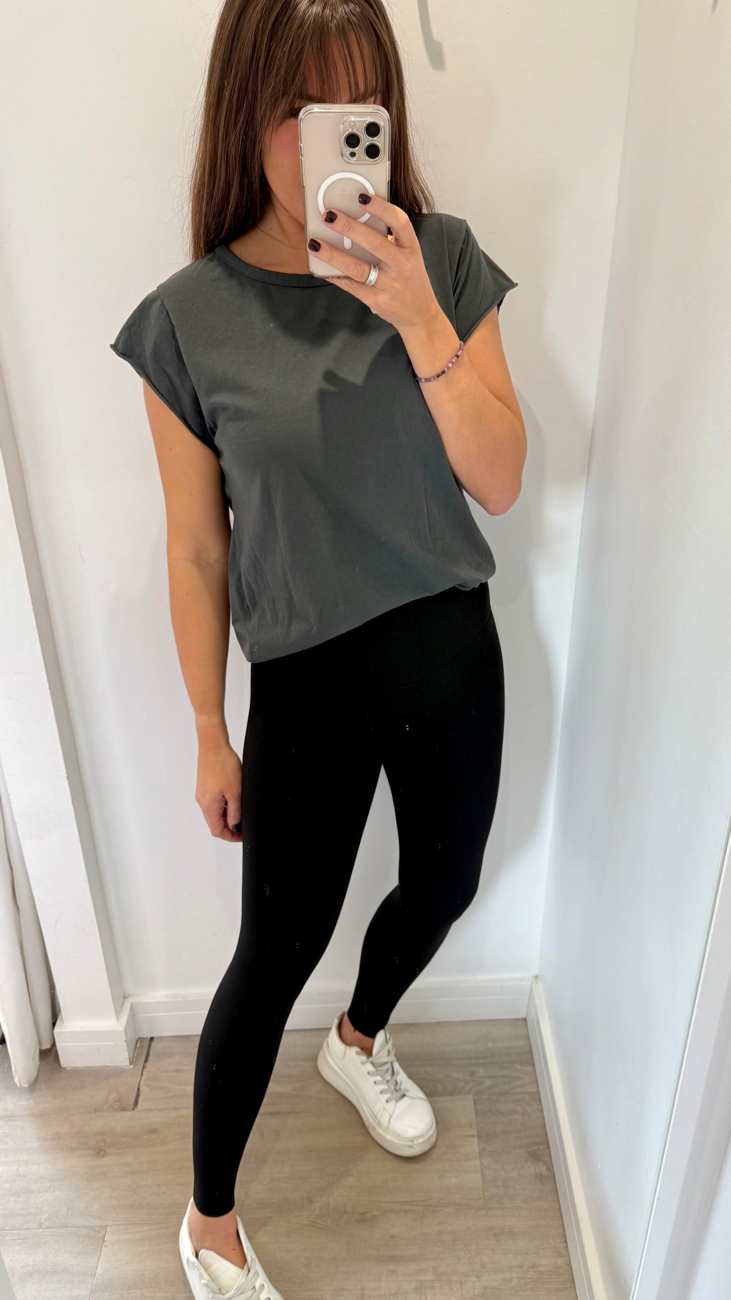 BLACK HIGH WAISTED SCULPT LEGGINGS