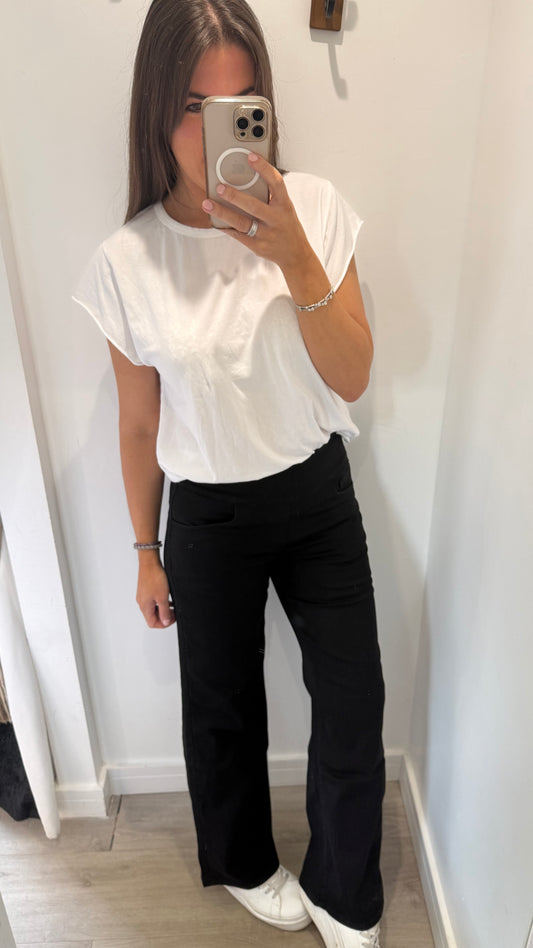 BLACK TOCADO JEANS (STRAIGHT LEG)
