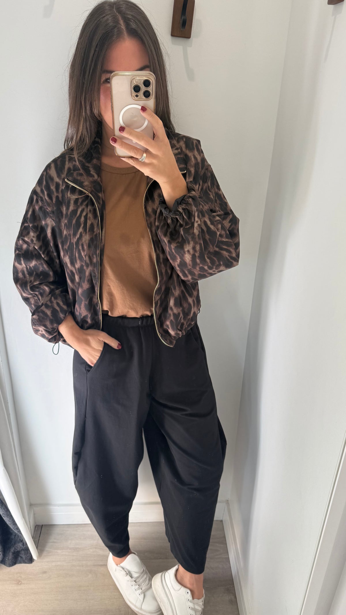BLACK COCOON JERSEY TROUSERS