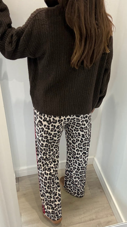 CHOCOLATE BROWN CHUNKY ZIP THROUGH KNIT CARDIGAN