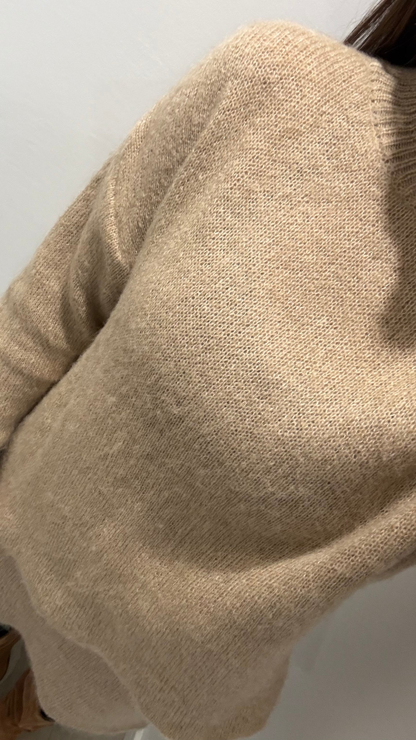 CAMEL KNIT SKIRT & TURTLENECK JUMPER CO-ORD