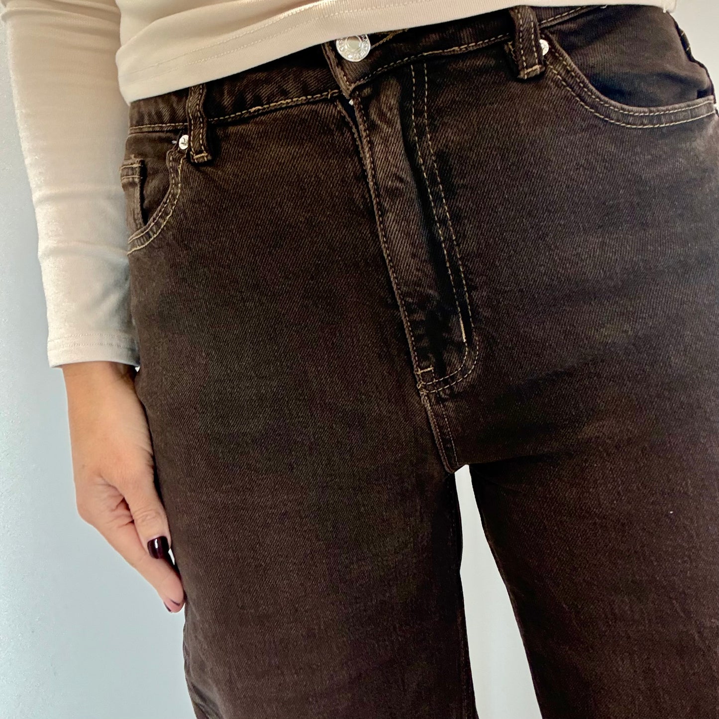 CHOCOLATE DAD FIT JEANS