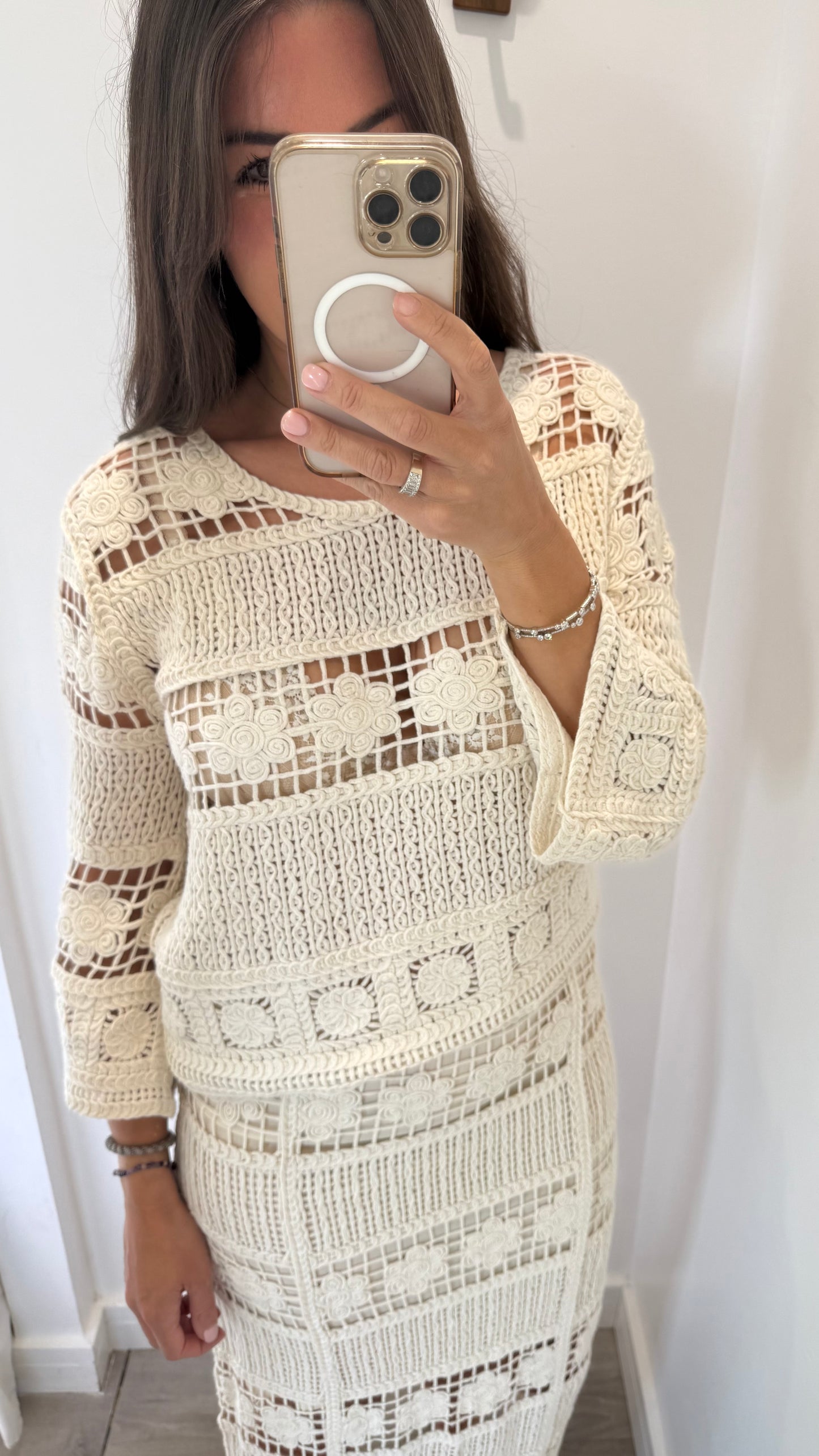 CROCHET SKIRT CO-ORD