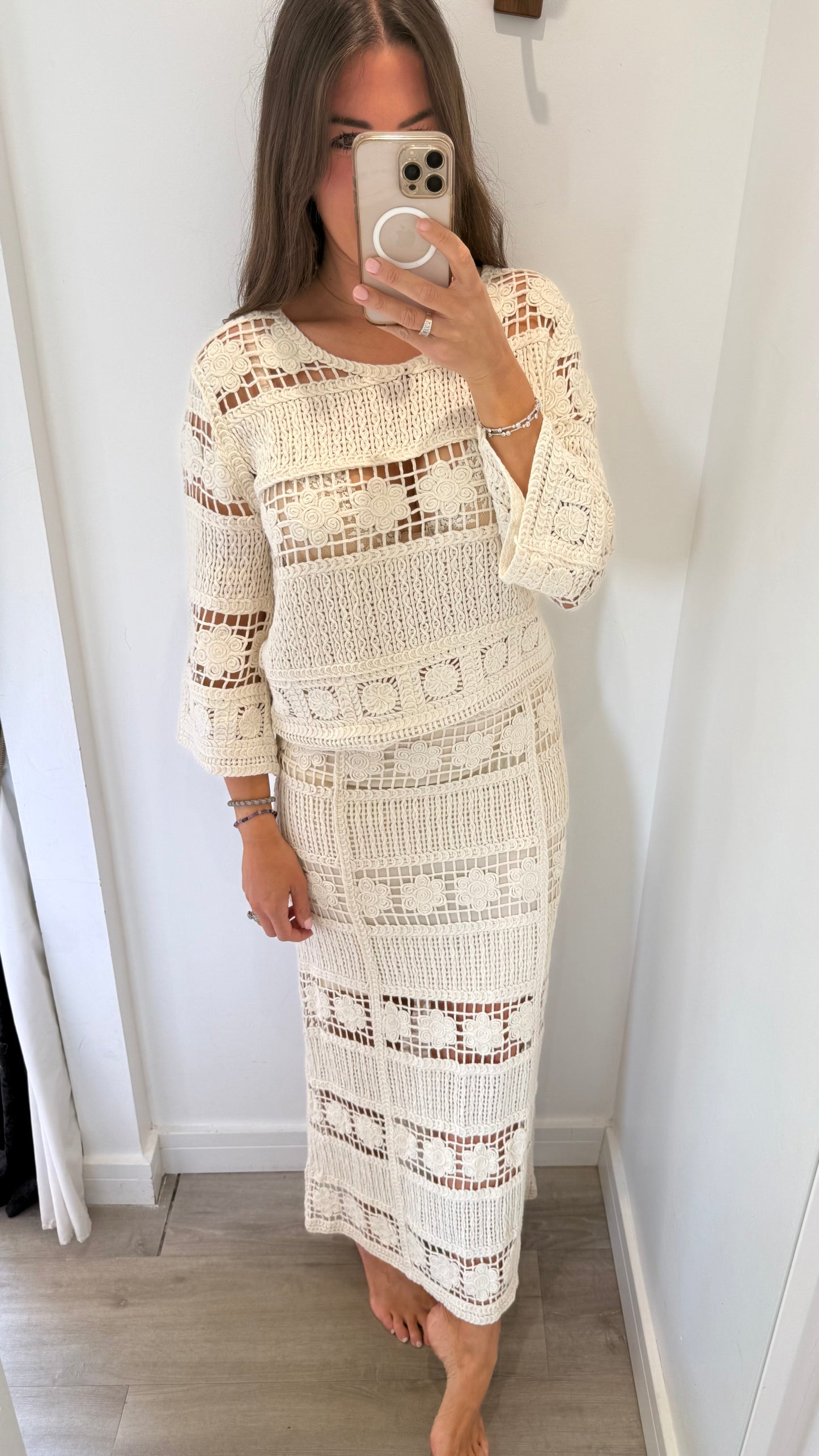 CROCHET SKIRT CO-ORD