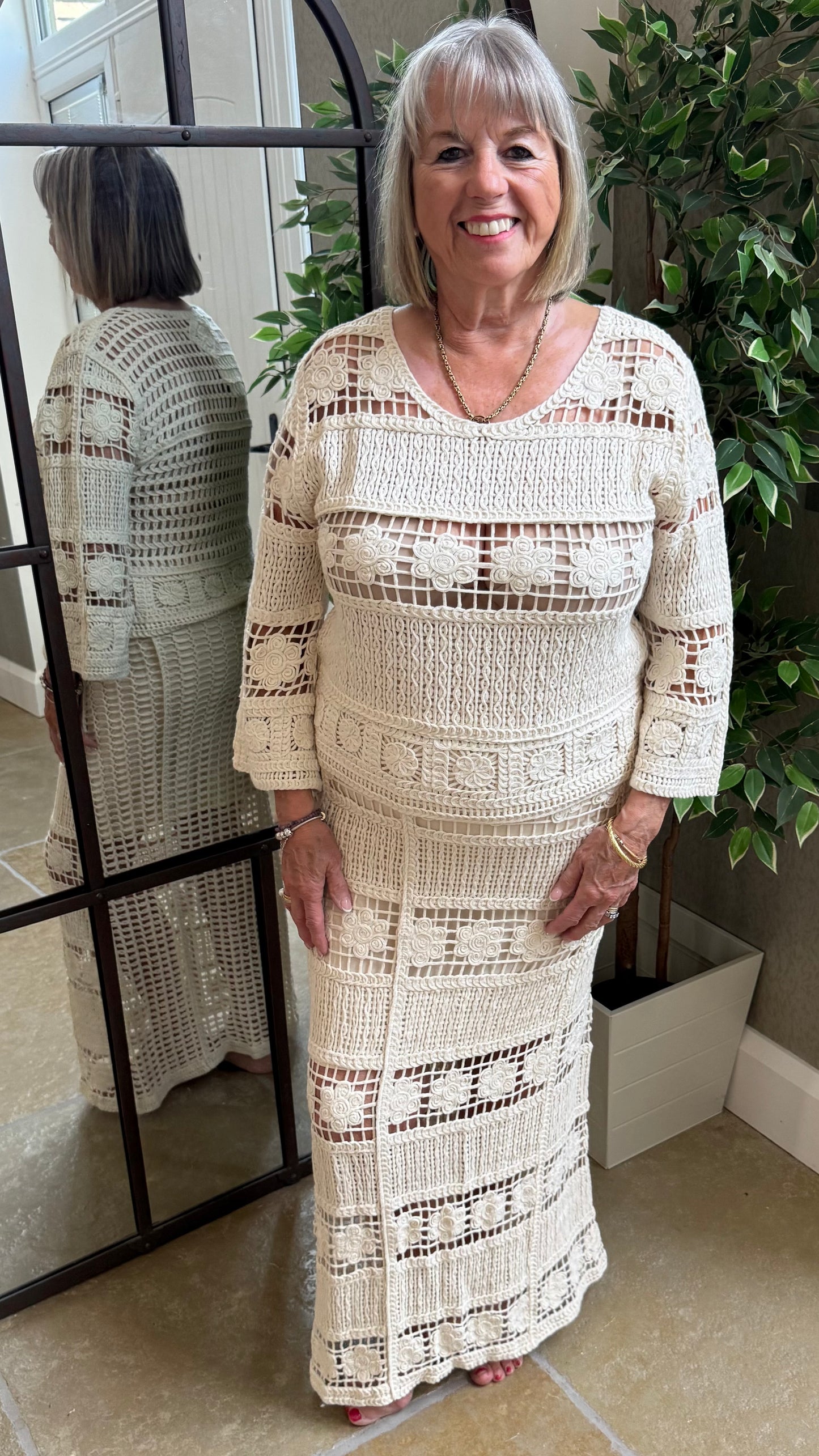CROCHET SKIRT CO-ORD