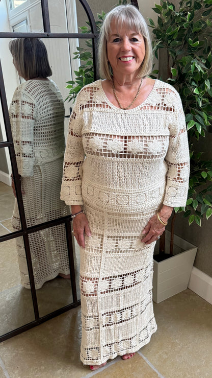 CROCHET SKIRT CO-ORD
