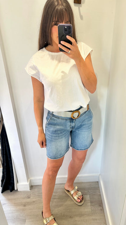TOXIK DENIM BERMUDA SHORTS