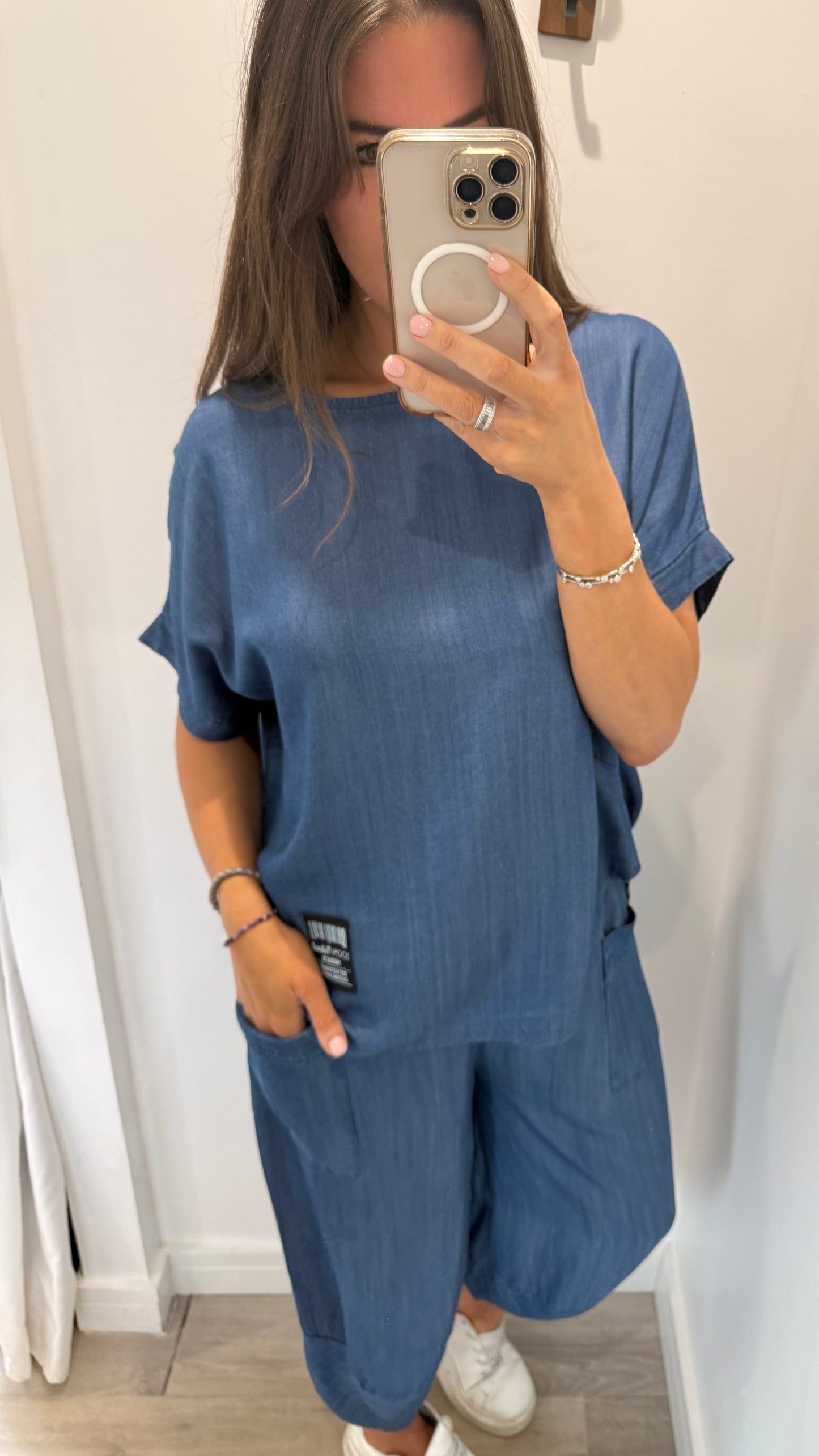 DENIM LOUNGE SET
