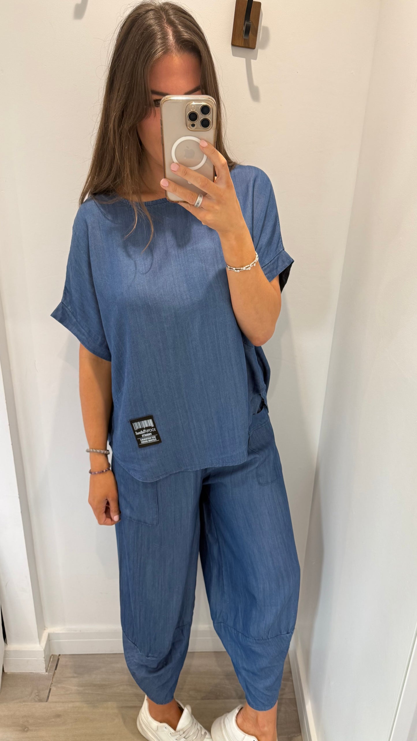 DENIM LOUNGE SET