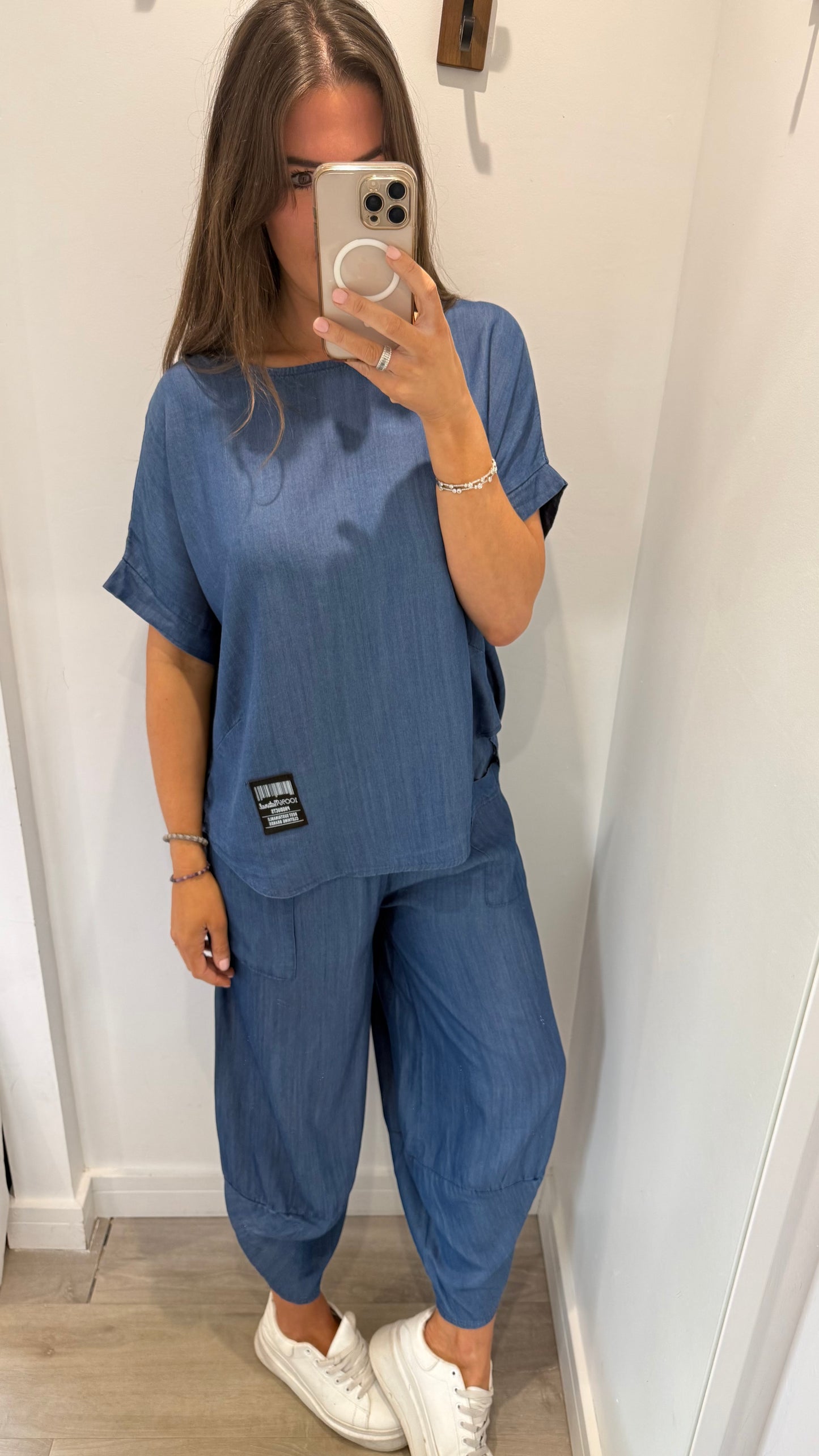 DENIM LOUNGE SET