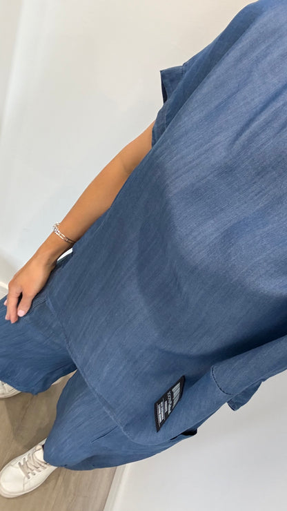 DENIM LOUNGE SET