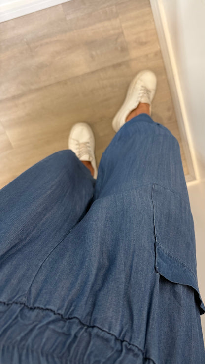 DENIM LOUNGE SET