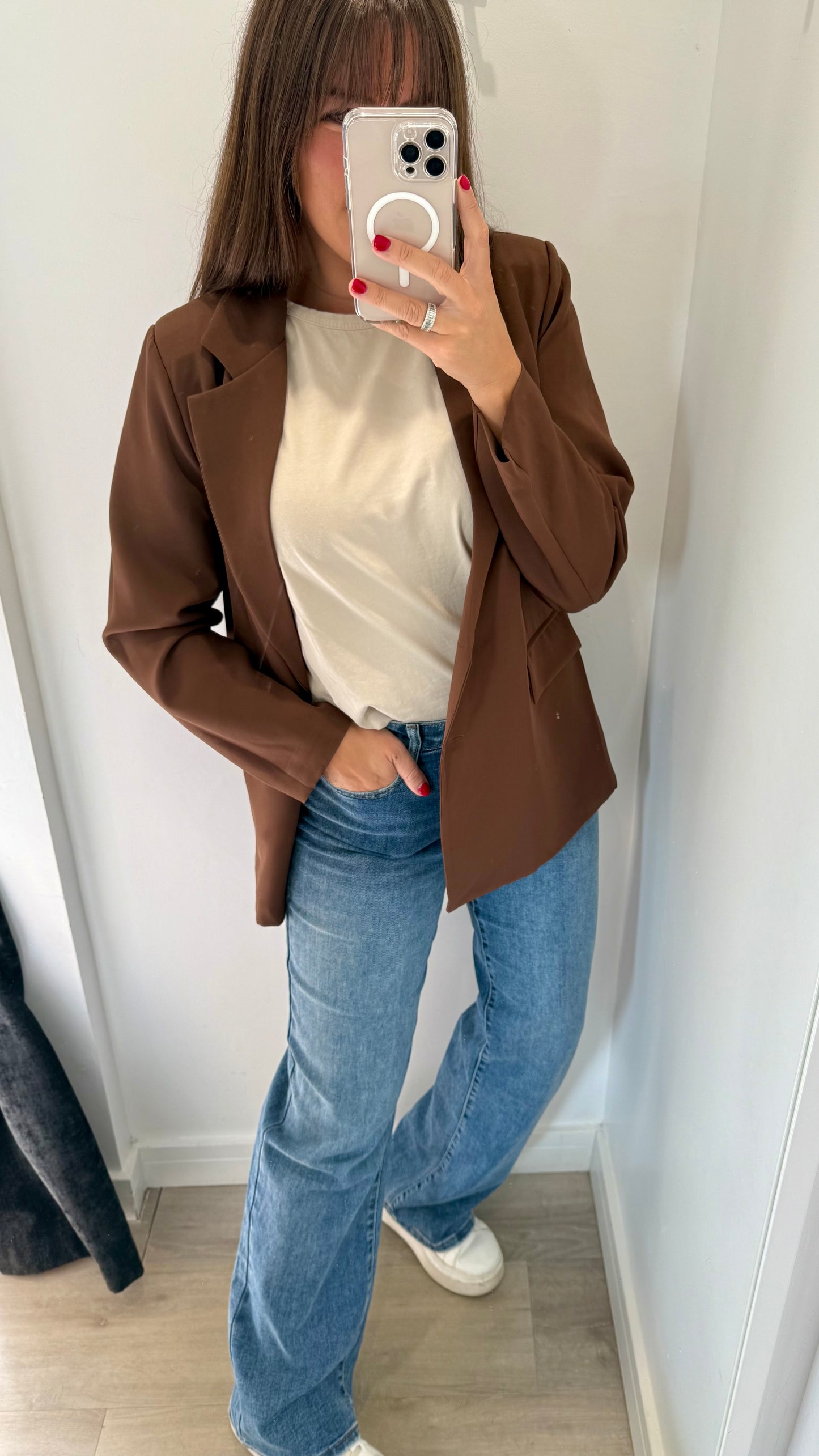 CHOCOLATE BLAZER